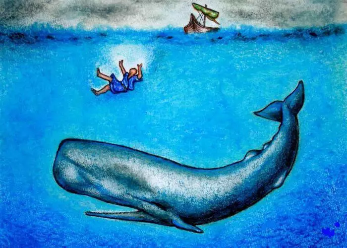 История «пророк Иона в чреве кита»