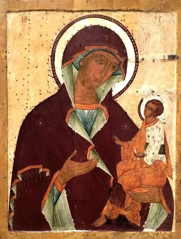 грузинская икона божьей матери
