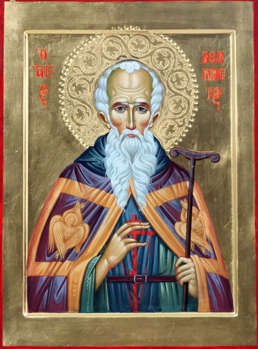 Икона Афанасия Афонского