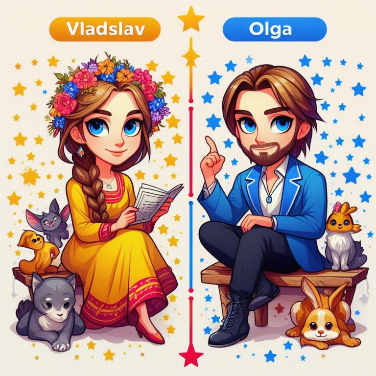 Совместимость имен Владислав и Ольга: Совместимость по числу имени