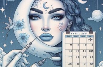 Лунный календарь коррекции бровей и перманентного макияжа на апрель 2024 года