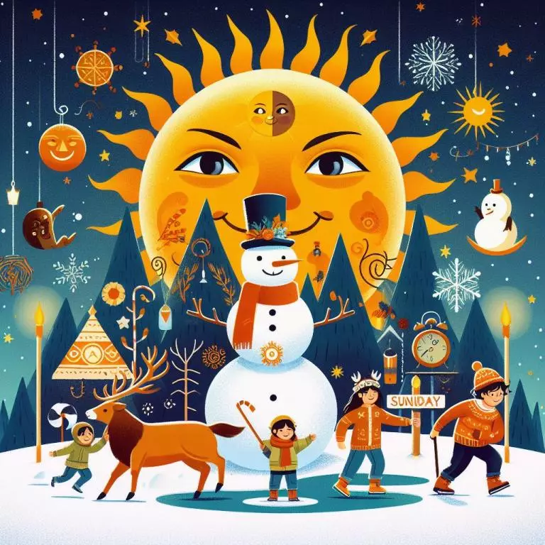 Праздник зимнего Солнцеворота с детьми: Что мы будем делать