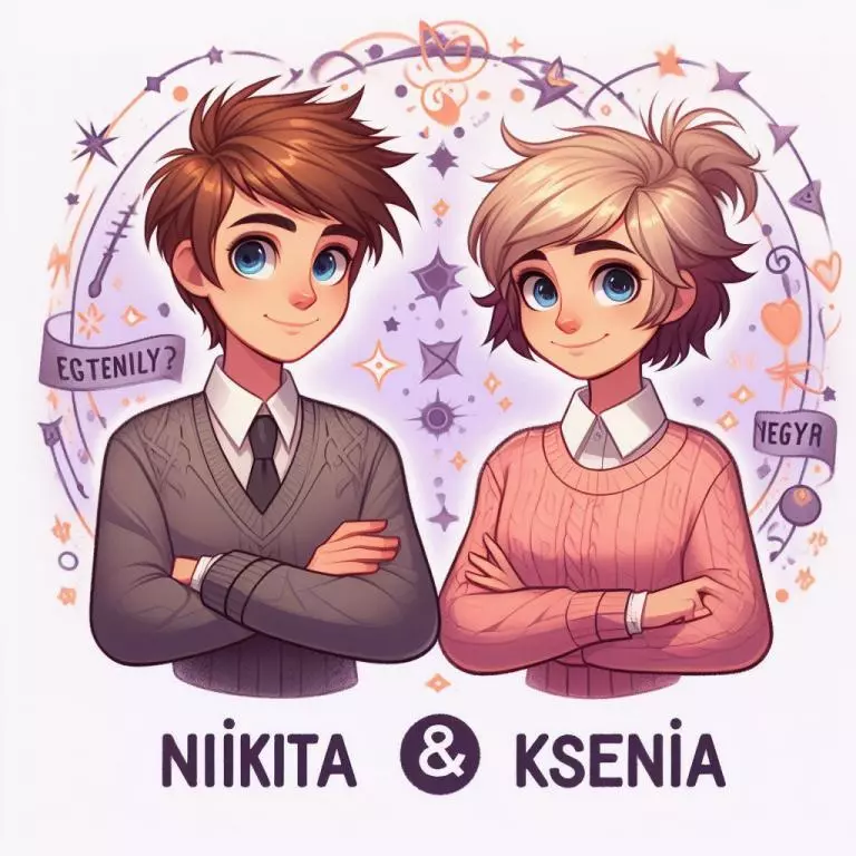 Совместимость имен Никита и Ксения: Общие буквы в именах