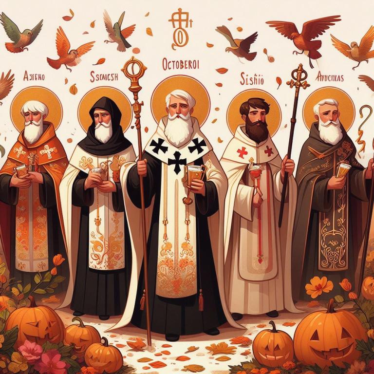 Святцы в октябре: Имена по святцам в октябре