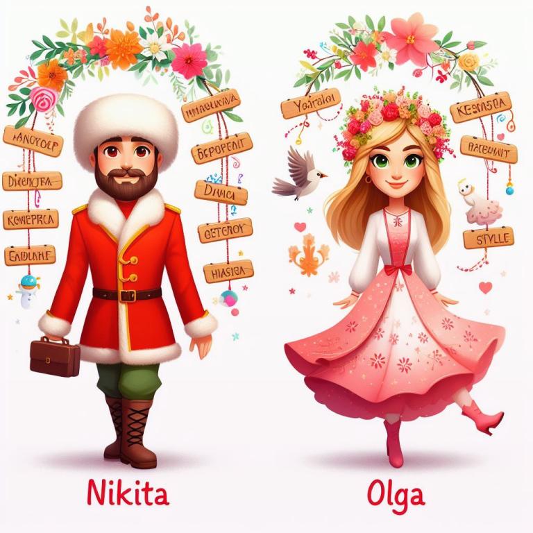 Совместимость имен Никита и Ольга: Общие буквы в именах