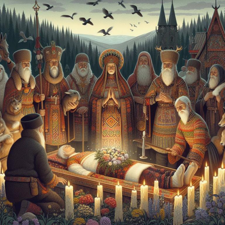 Славянский погребальный обряд: Некоторые особенности погребального обряда