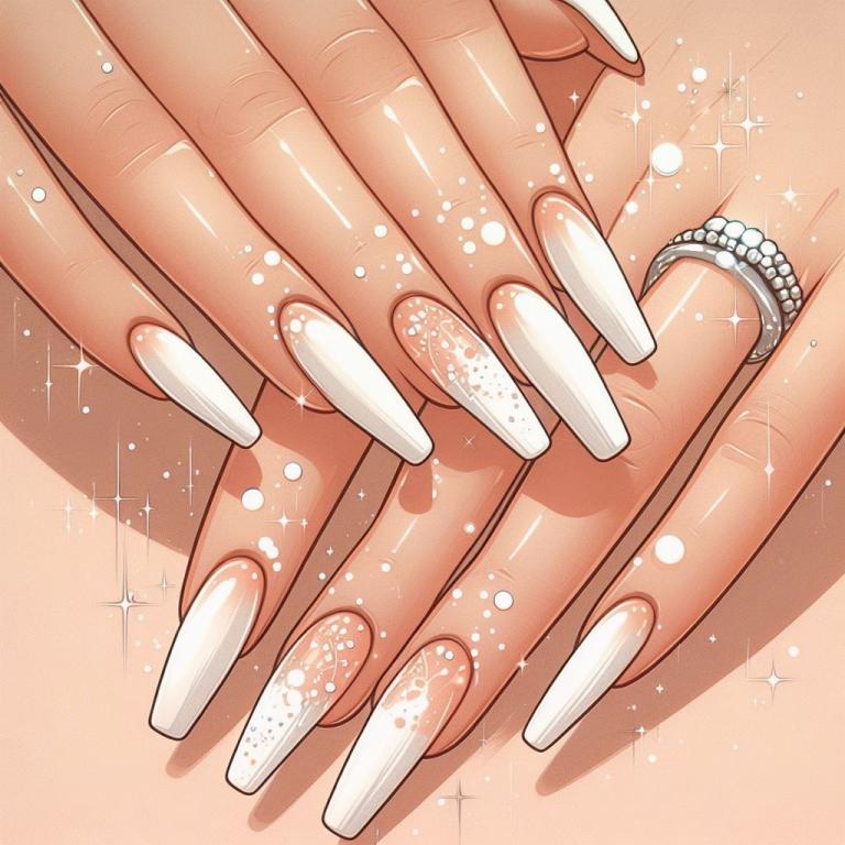 Белые пятна на ногтях: На указательном пальце