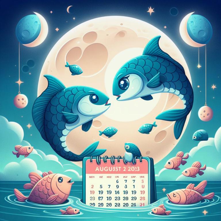 Лунный календарь клева рыбы на Август 2023 года: Фазы Луны в Августе 2023 года