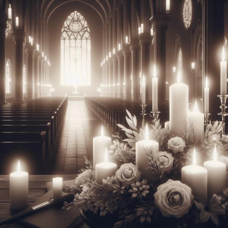 Свечи на похоронах: Роль в похоронном обряде