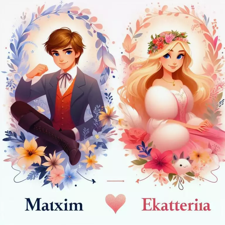Совместимость имен Максим и Екатерина: Общие буквы в именах