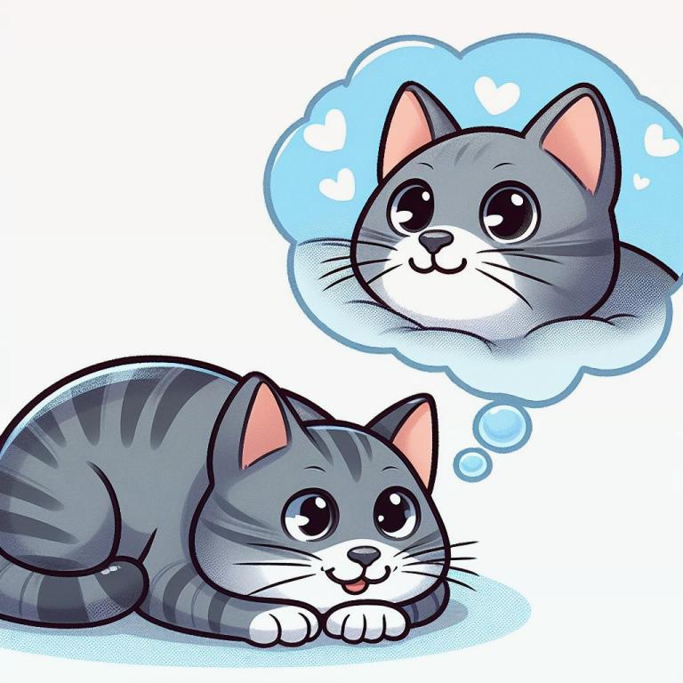 Приснился серый кот или кошка: Общее толкование сновидения