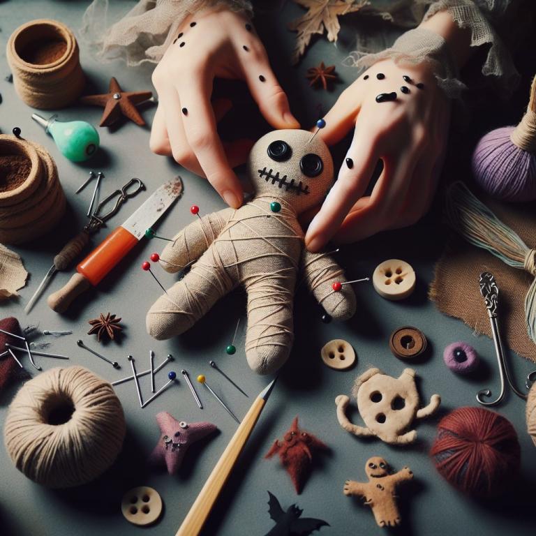 Изготовление куклы вуду: Техника изготовления куклы из ниток