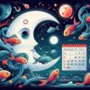 Лунный календарь клева рыбы на Август 2023 года
