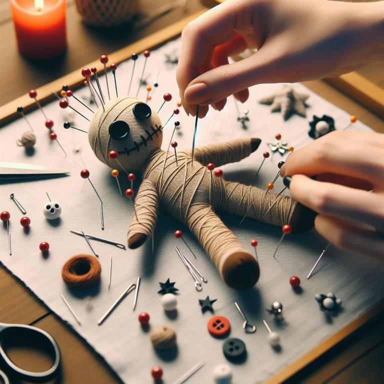 Изготовление куклы вуду: Как сделать куклу вуду из ниток