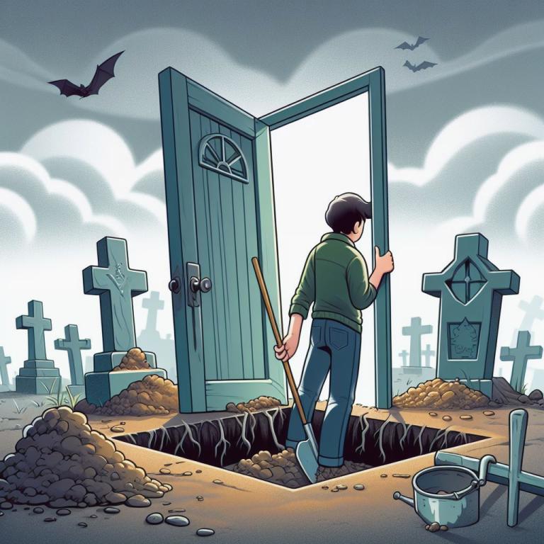 Что делать если под дверь насыпали землю с кладбища: Обряд