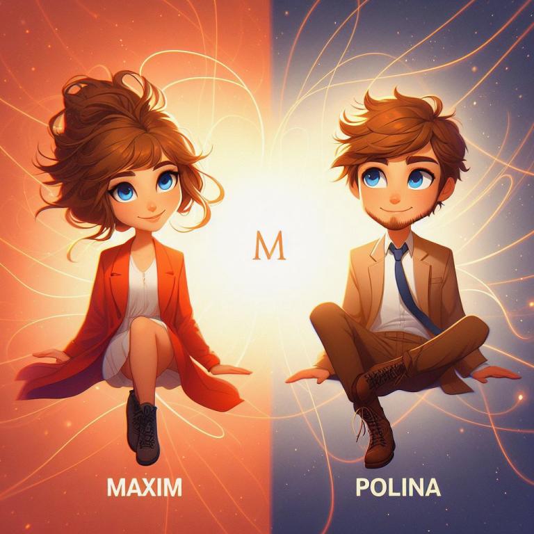 Совместимость имен Максим и Полина