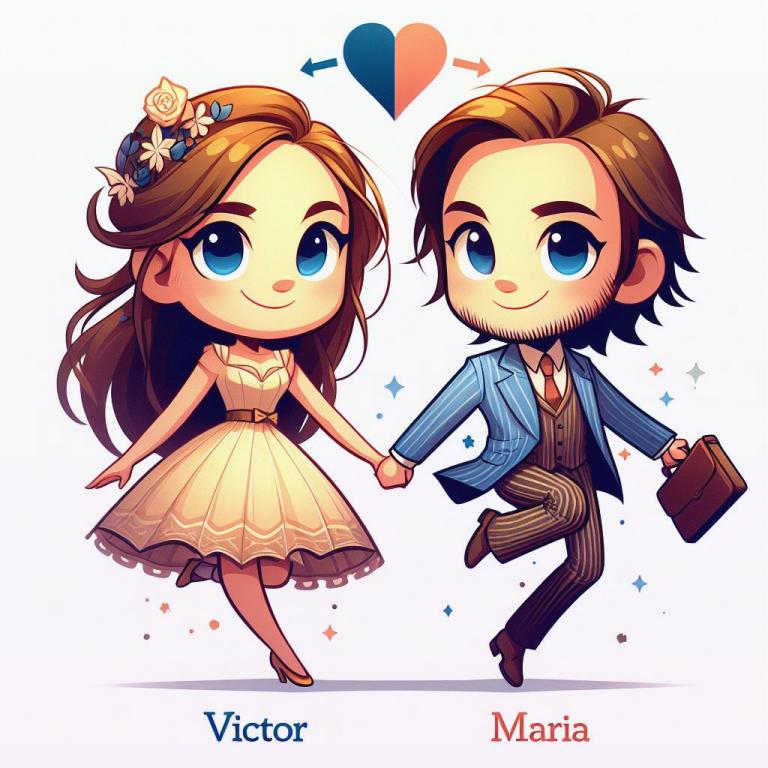 Совместимость имен Виктор и Мария: Общие буквы в именах