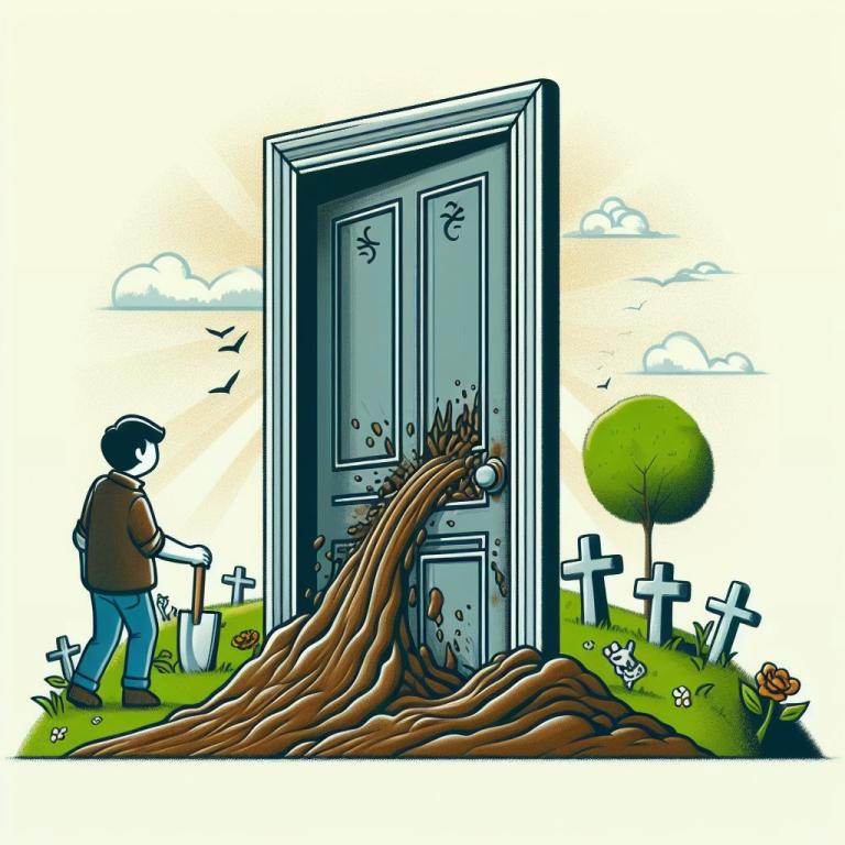 Что делать если под дверь насыпали землю с кладбища: ЗАГОВОР