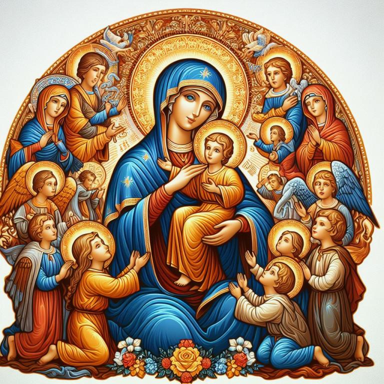 В чем помогает икона Божией Матери Калужская: Молитвы перед иконой