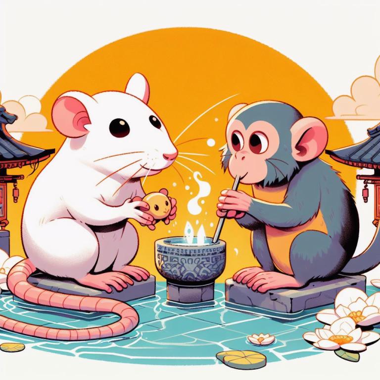 Совместимость Крысы и Обезьяны: Дружба между Крысой и Обезьяной по китайскому календарю – конкуренция во всем