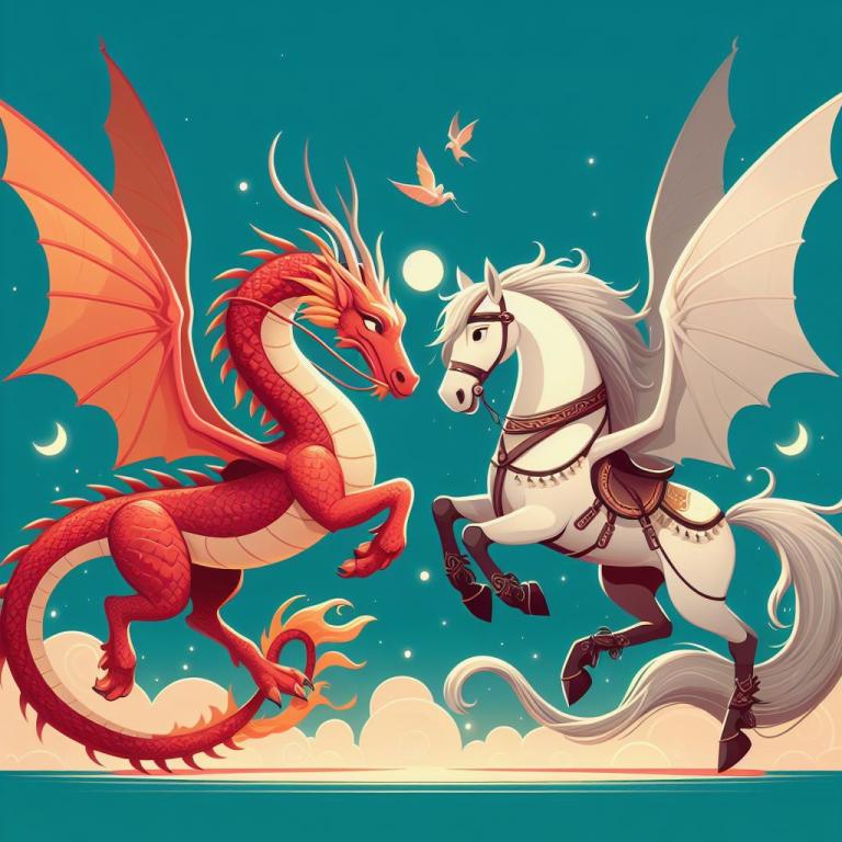 Совместимость Дракона и Лошади: Гороскоп совместимости Дракона и Лошади в любви по восточному гороскопу