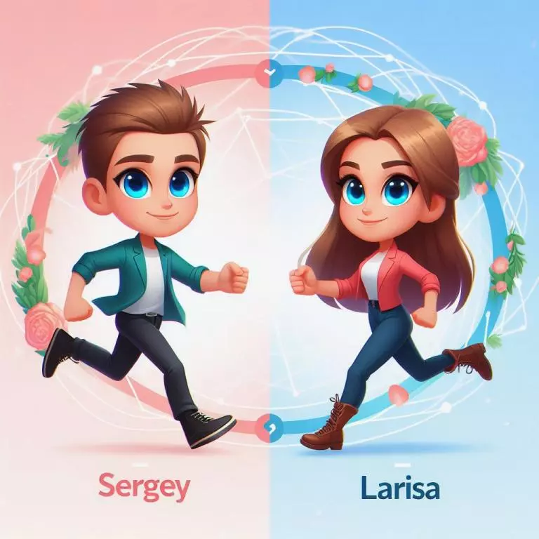 Совместимость имен Сергей и Лариса: Общие буквы в именах