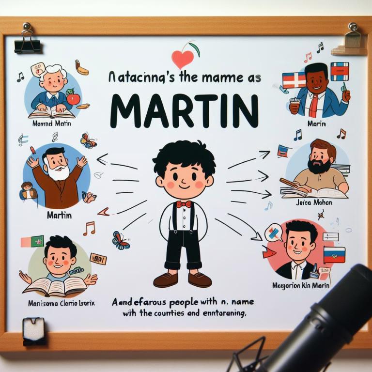 Значение имени Мартин: Личность и поведение человека по имени Мартин