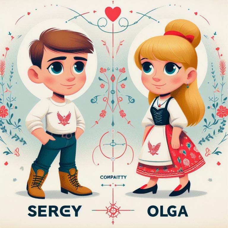 Совместимость имен Сергей и Ольга