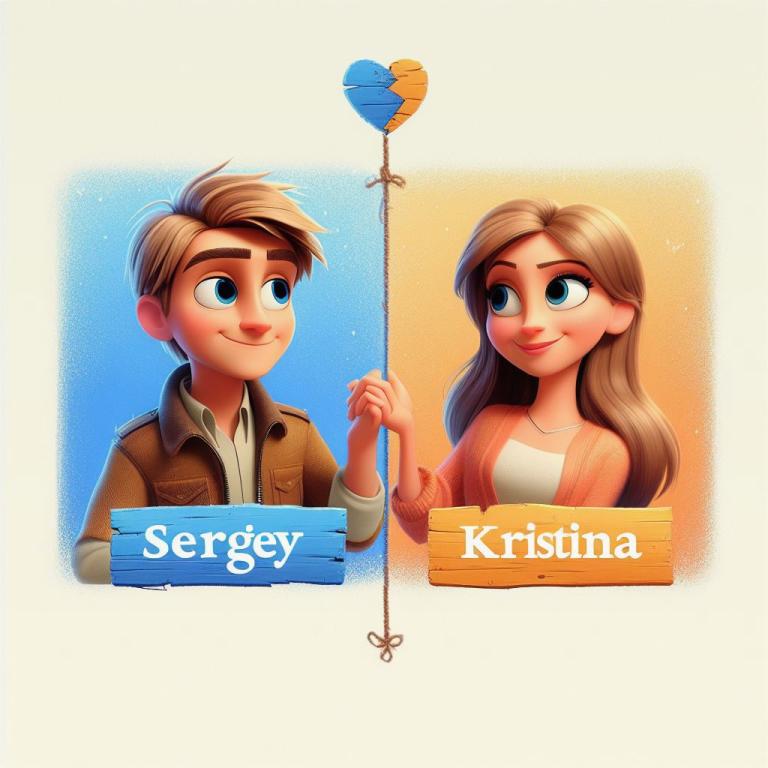 Совместимость имен Сергей и Кристина: Совместимость по цвету имен