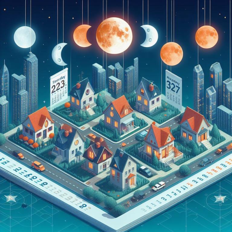 Лунный календарь для продажи недвижимости на 2023 год: Как выбрать удачный лунный день для подачи объявления или звонка риелтору?