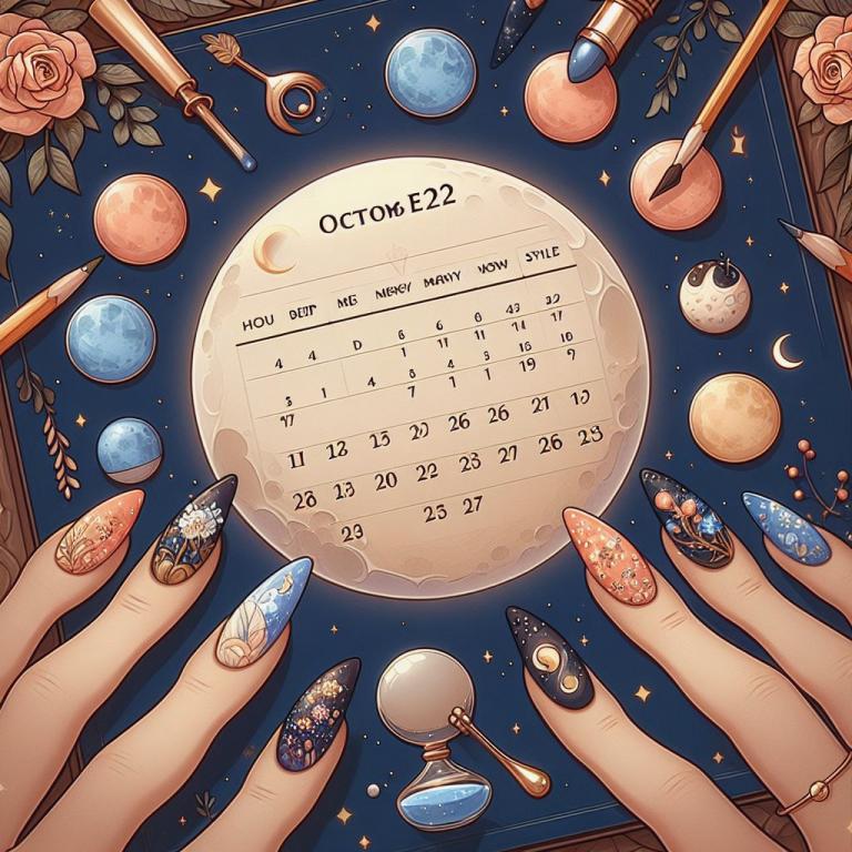 Лунный календарь маникюра октябрь 2023 года: Рекомендации по проведению маникюра по лунному календарю в октябре 2023 года