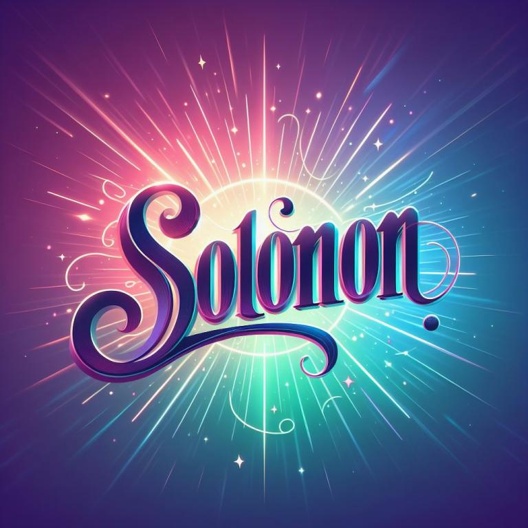 Имя Соломон: Происхождение имени