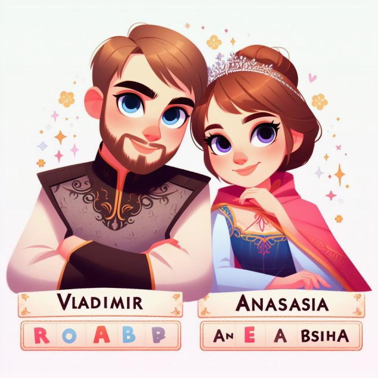 Совместимость имен Владимир и Анастасия: Совместимость по цвету имен