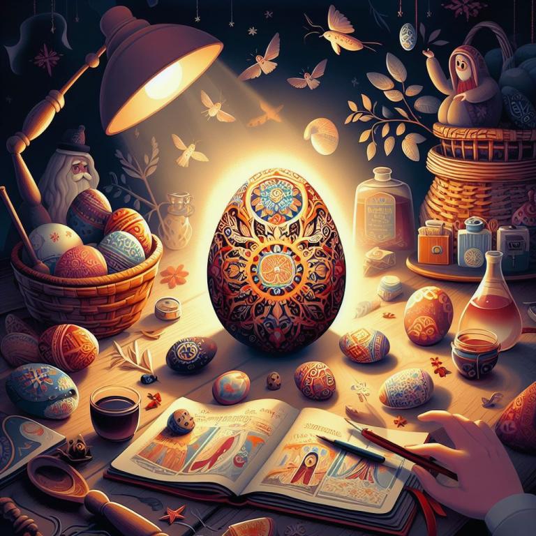 Таинство славянской писанки: Писанки на яйцо: значение символов и цветов