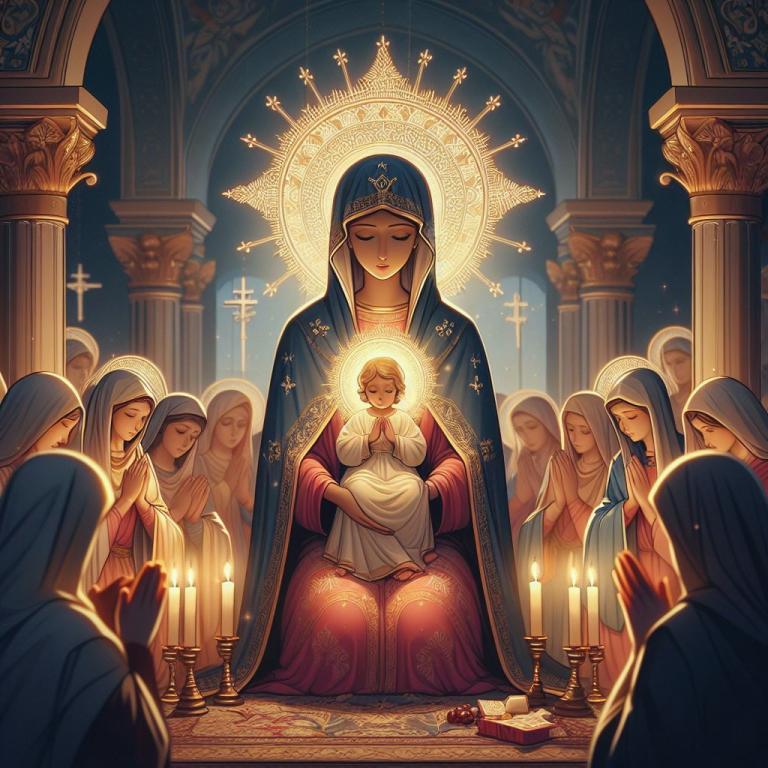 Молитвы перед иконой Богородицы: История иконы
