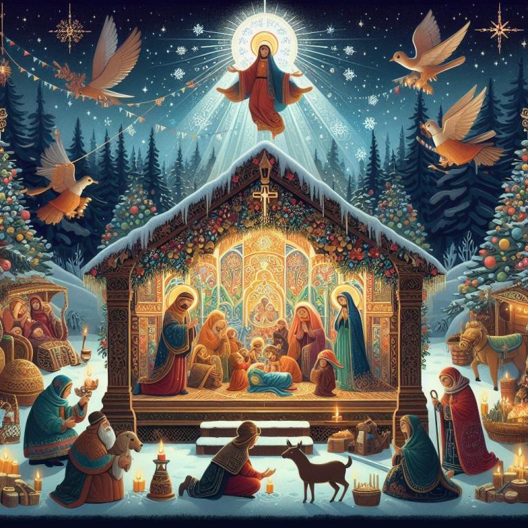 Традиции Рождества Христова в России: Рождество Христово. Событие праздника