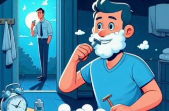 Лучше бриться ночью или утром
