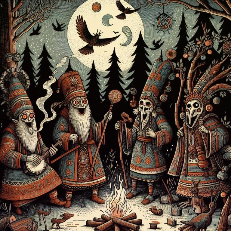 Лесные духи славян: Добрые Хухи