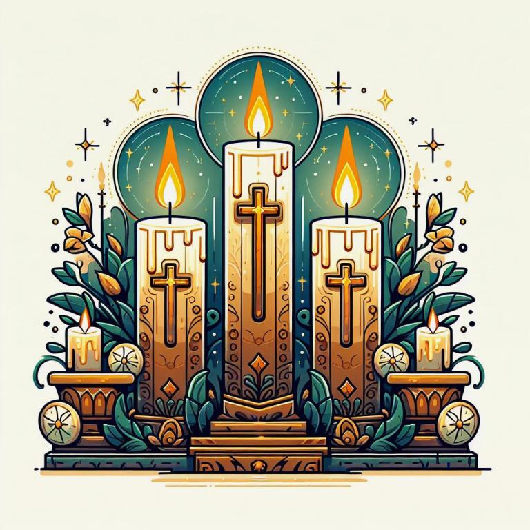 Три свечи в трёх церквях: Три свечи в трех церквях