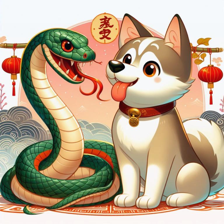 Совместимость по Восточному гороскопу Змеи и Собаки: Женщина-Змея