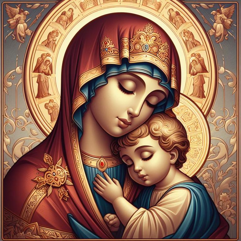 Икона Божией Матери «Умиление»: Локотская икона «Умиление» (Серафимо-Дивеевская)