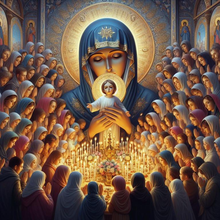 Молитвы перед иконой Божьей Матери «Умиление»