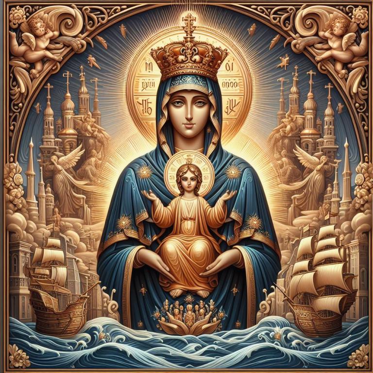 Икона Божией Матери «Оранта»: Значение иконы Божией Матери «Оранта»