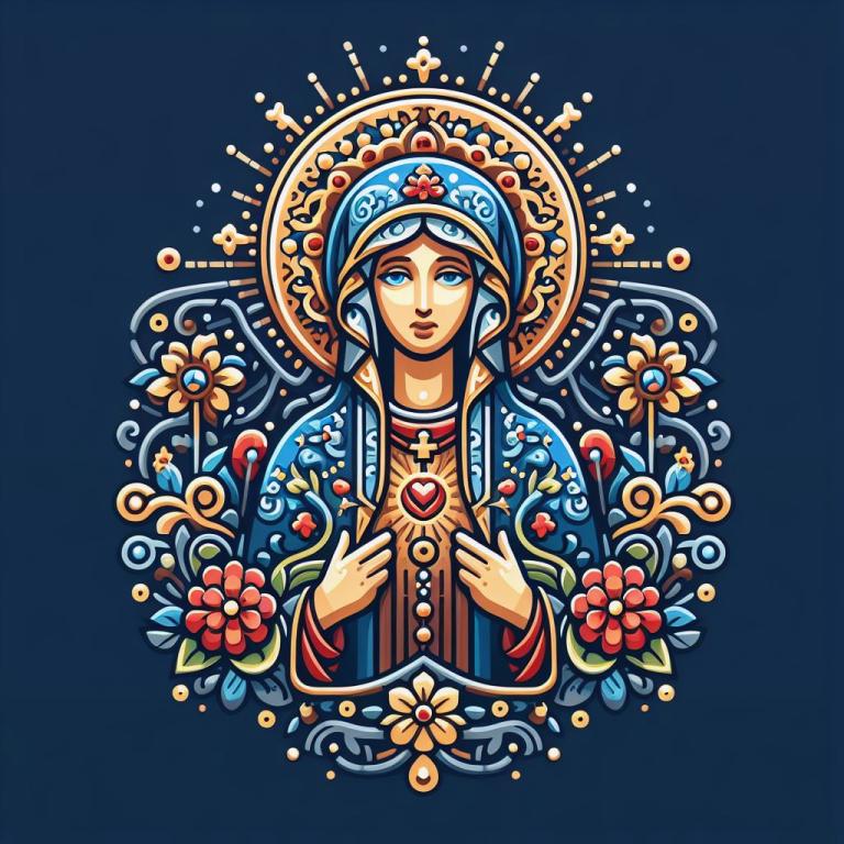 Икона с образом Божией Матери: Описание и значение в православии
