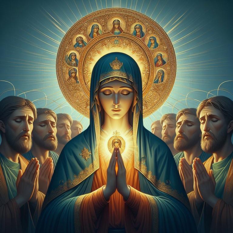 Молитва перед иконой Божией Матери «Троеручица»: Текст молитвы