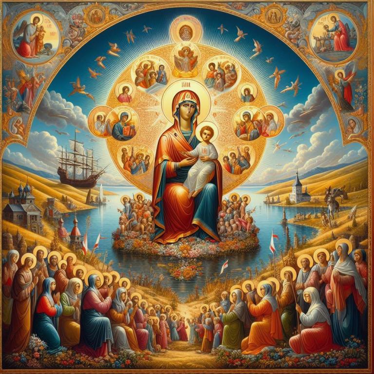 Икона Божией Матери Свенская: Описание иконы