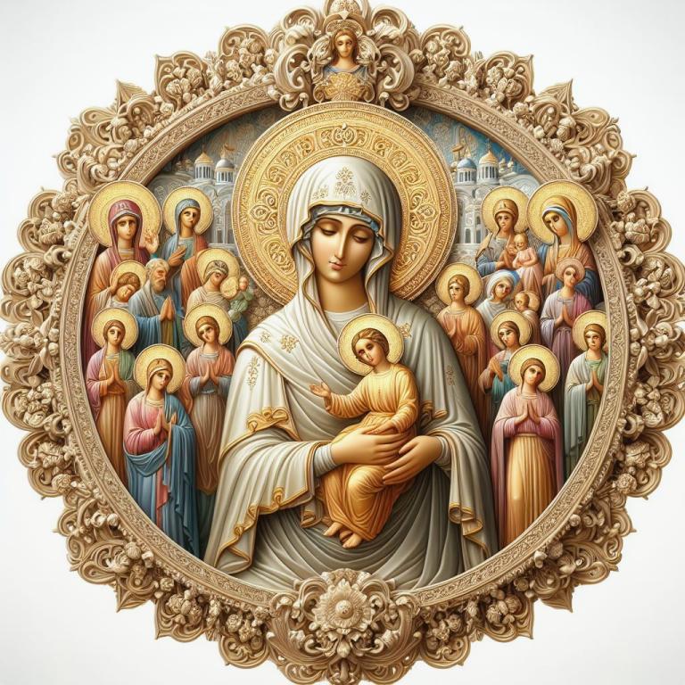 Икона Божией Матери «Оранта»: Описание иконы