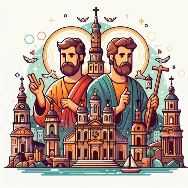Икона «Петр и Павел»: Каноническое изображение