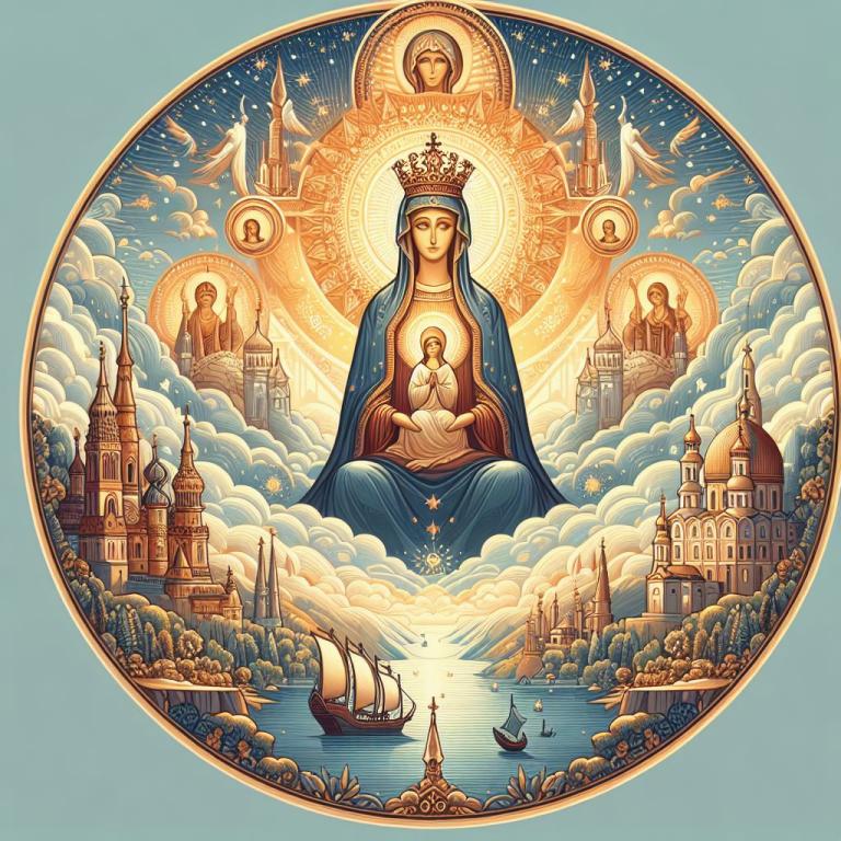 Боголюбская икона Божьей матери: Описание иконы