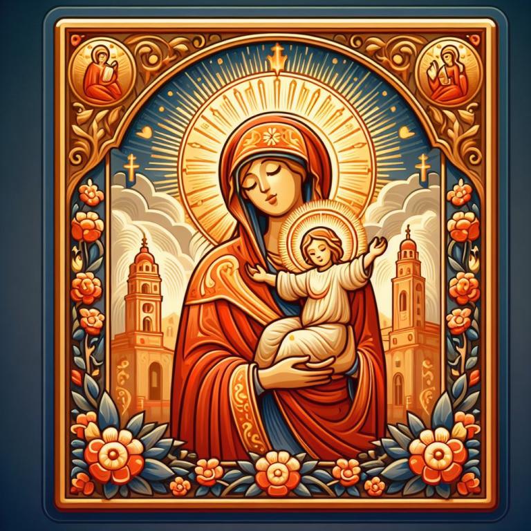 Икона с образом Божией Матери: История происхождения